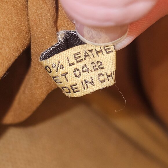 Patricia Nash Mallory Leather Tote Caribbean Blue, "Vintage Leather", NWT - Picture 10 of 12